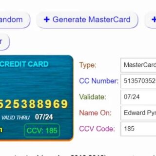 Fake payment script and sending the card to Telegram