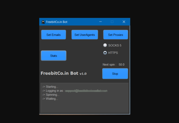 FreeBitco.in BOT automatic Bitcoin collector 2022