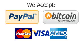 We accept payment BITCOIN
