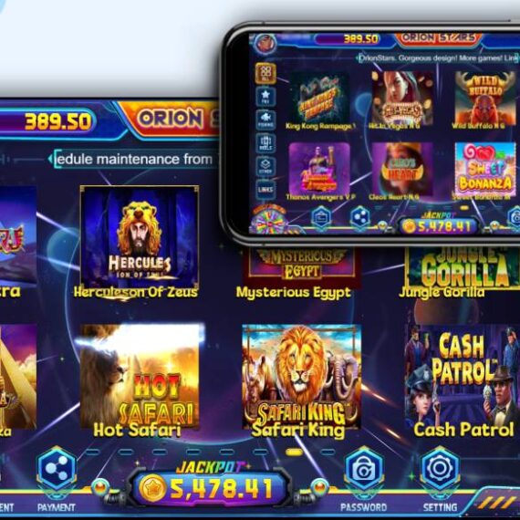 Scenario of Orion Stars Fish slot machine for casino